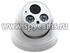 Купольная POE IP-камера 4 MP KDM 088-AP4 с микрофоном и ИК подсветкой